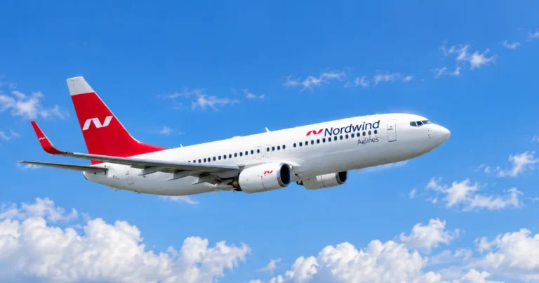 Самолёт Nordwind Airlines летит на Фукуок