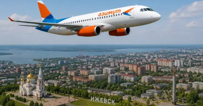 Азимут открыл продажу билетов Краснодар – Ижевск на лето 2026