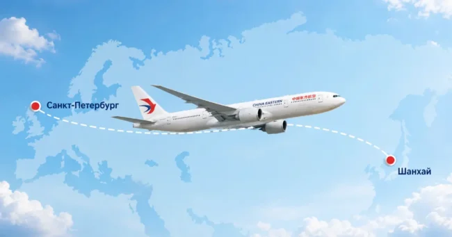 China Eastern запустит второй рейс Санкт-Петербург – Шанхай