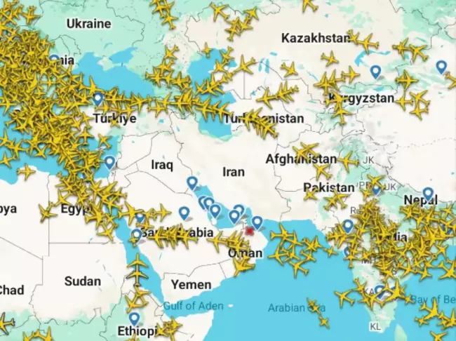 Закрыто небо в Иране 2026