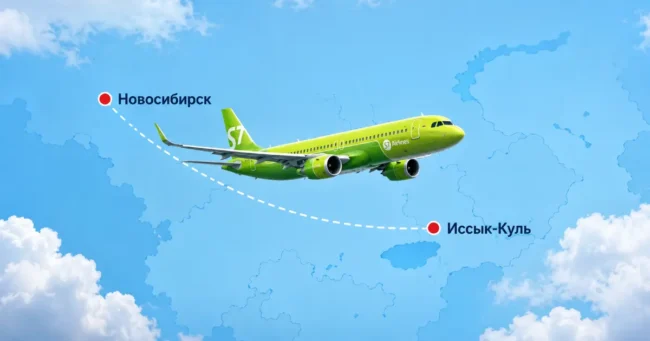 S7 Airlines приступила к рейсам Новосибирск – Иссык-Куль