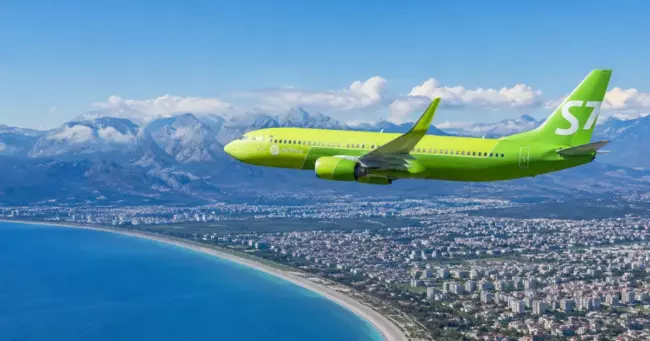 S7 Airlines увеличила число рейсов из Москвы и Новосибирска в Анталью 