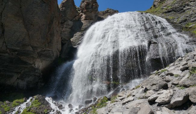 Приэльбрусье водопад Девичьи косы